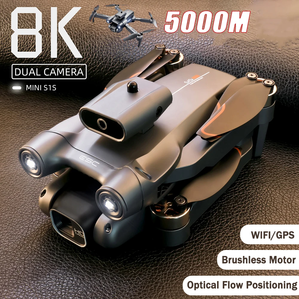 

Original S1S Drone 8K/6K/4K Professional HD Photography Quadcopter Intelligent Obstacle Avoidance Brushless Motor UVA 5000M