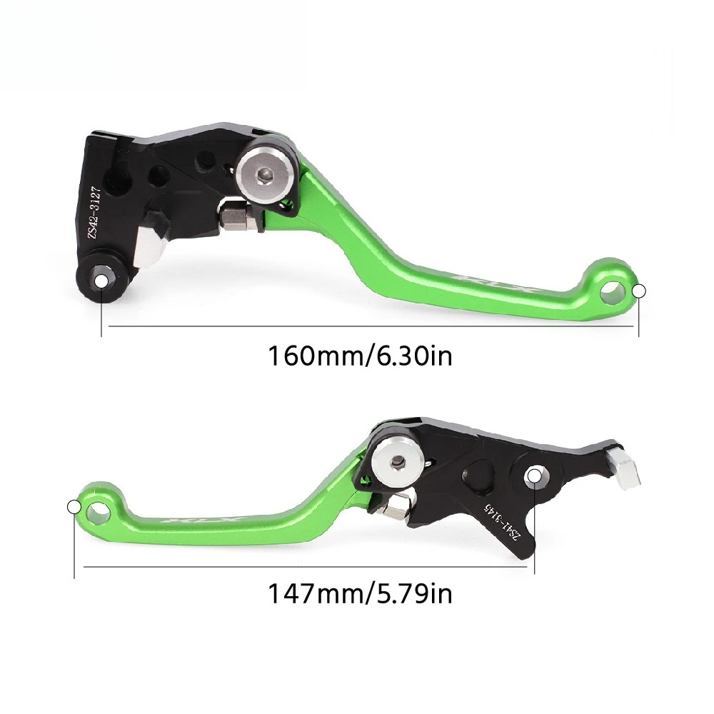 Фото Для мотоциклов KAWASAKI KLX150L, KLX250 S/SF, KLX300SM 2009-2022, а также для питбайков и мотокроссовых мотоциклов, рычаги тормоза и сцепления с поворотным креплением, 125 D-TRACKER №4