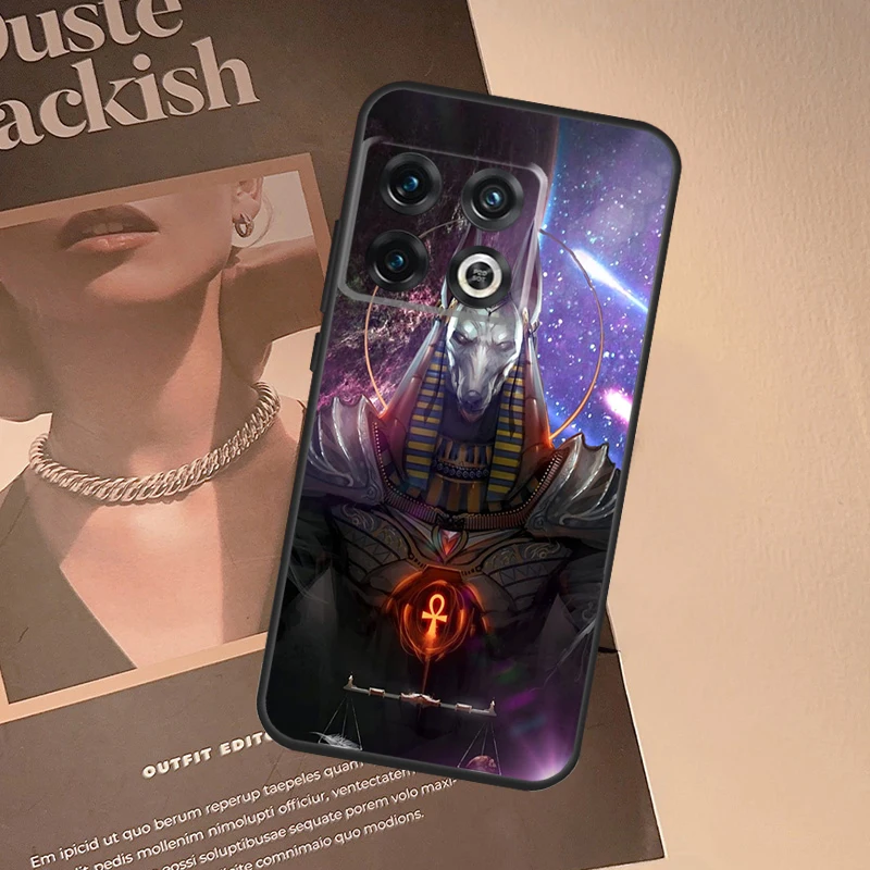 Чехол Anubis с изображением древнего египетского Бога для OnePlus Nord 3 2T N10 N20 N30 CE 2 Lite 11 10 9