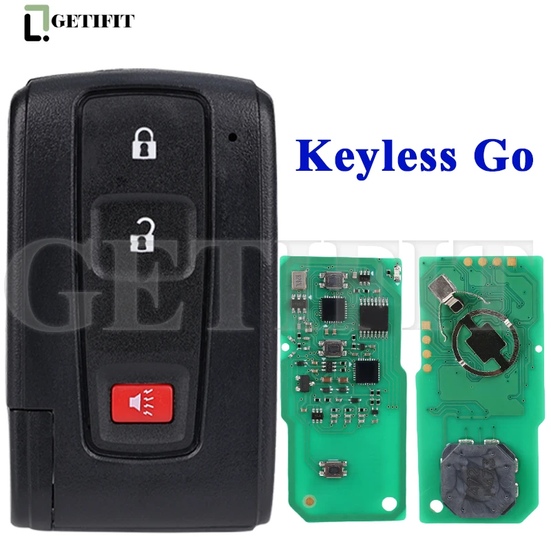 

Умный автомобильный ключ для Toyota Prius 2004-2009 312/433 МГц, брелок без ключа Go, 4D чип FCC MOZB21TG MOZB31EG, автомобильный ключ с дистанционным управлением