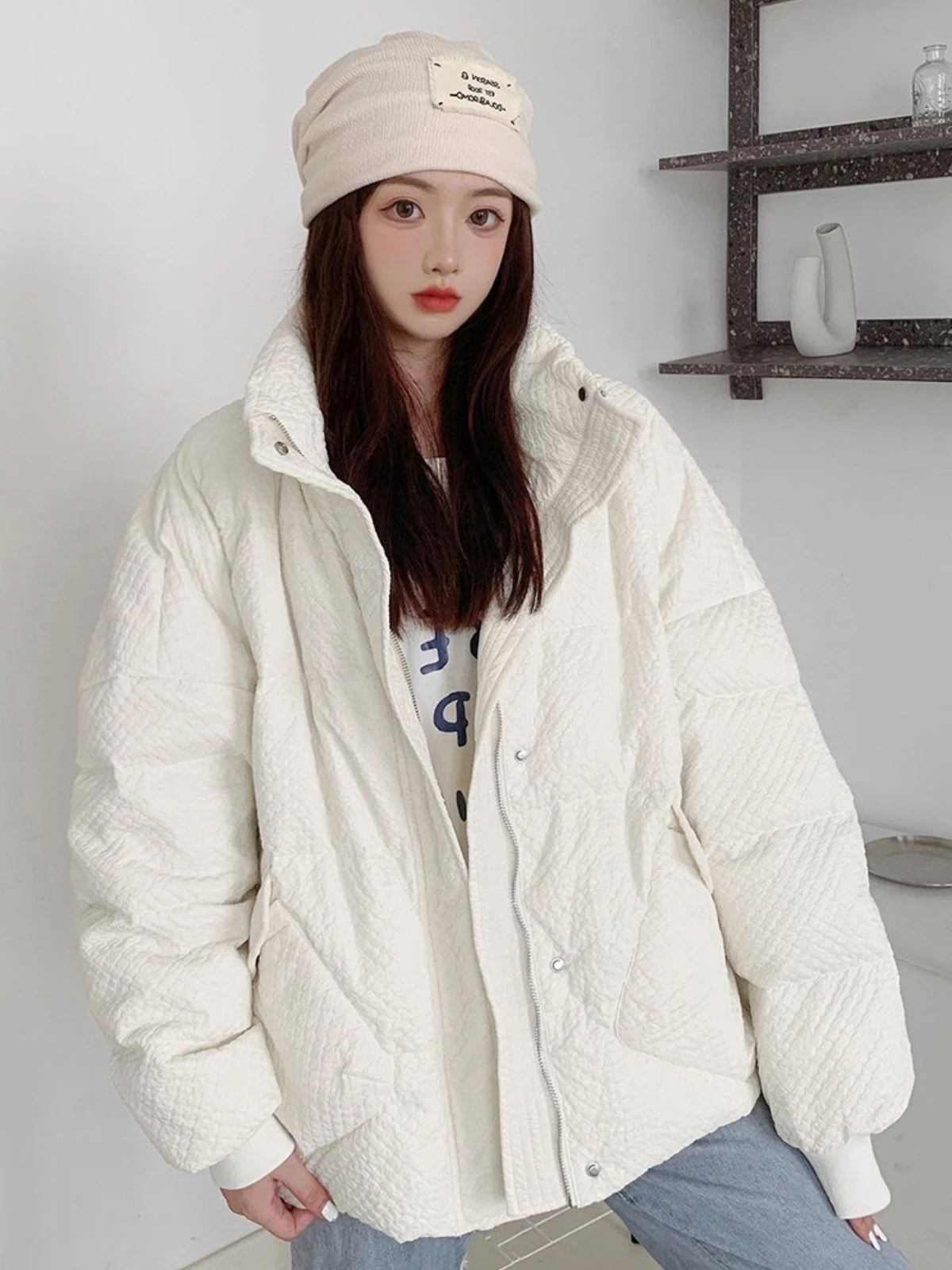 New Winter Clothes Women Jackets Coats Parkas Cotton Padded Jacket Korean Fashion Warm Puff Coat Luxury Designer Clothing