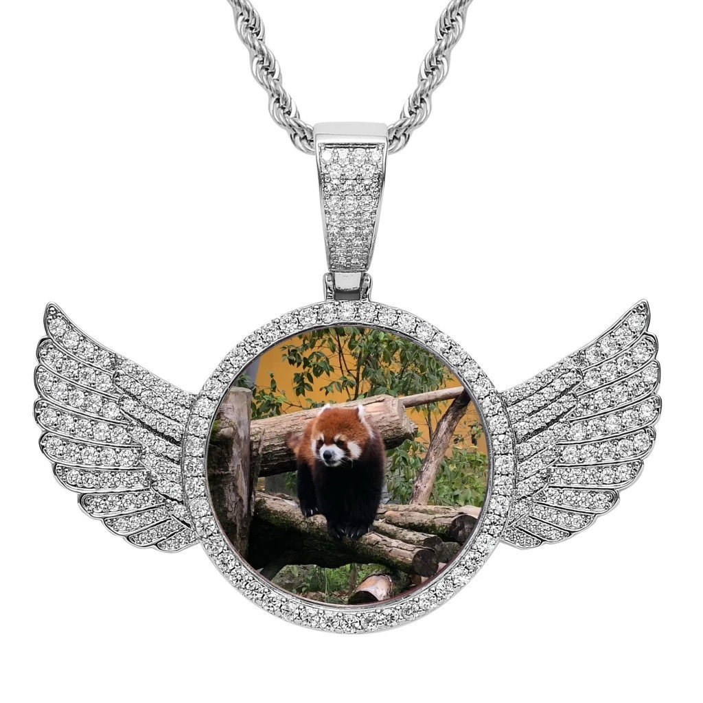 Ailodo хип-хоп индивидуальное фото ожерелье для женщин и мужчин панк AAAAA + кубический