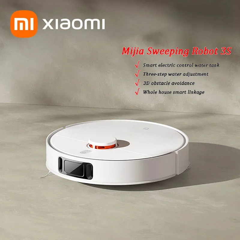 

Новый робот-уборщик Xiaomi Mijia 3S, домашний умный робот-уборщик с полностью автоматическим роботом-уборщиком с большим всасыванием