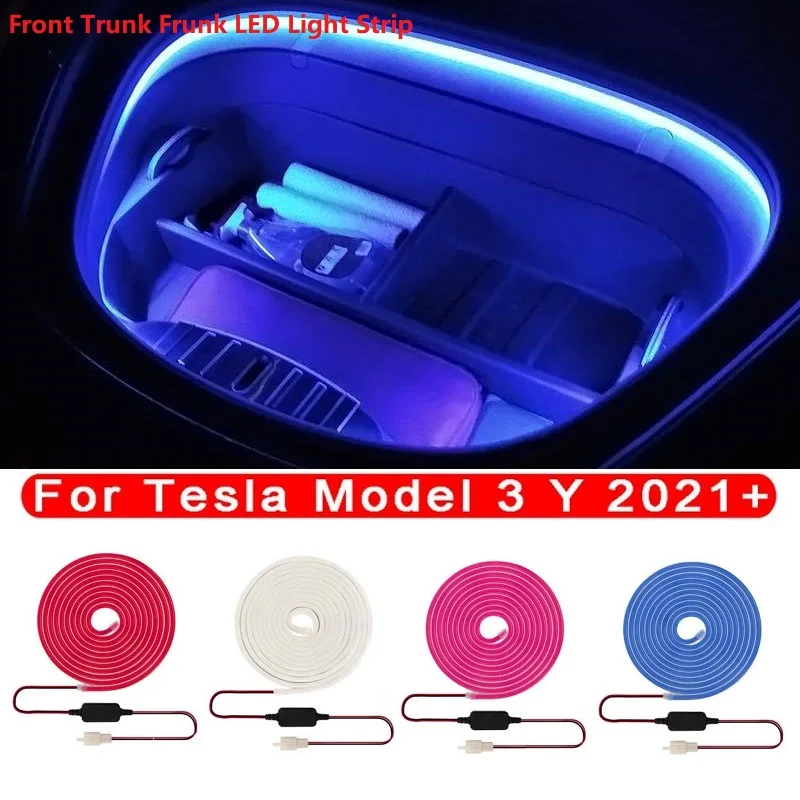

Для Tesla Model 3, модель Y, передний багажник автомобиля, фреза, внешнее пространство, полоса, грузовая площадь, фотоэлементы, набор для замены