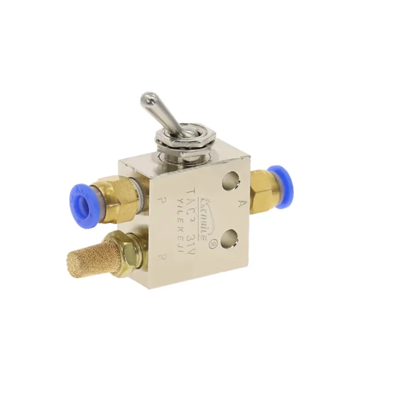 

TAC2-31V механический клапан 1/8 "PT Thread 2-позиционный 3-позиционный рычажный пневматический переключатель с фитингом