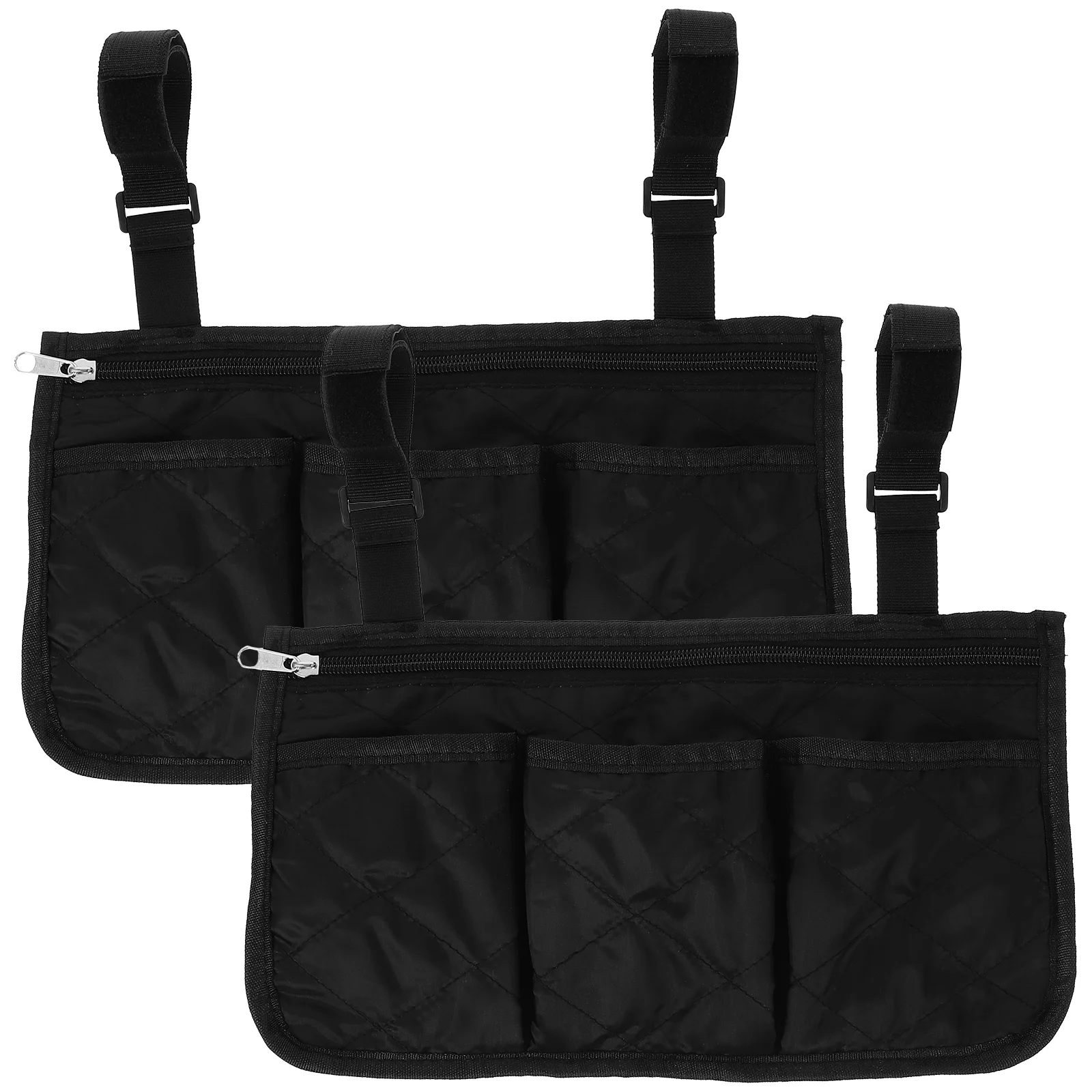 

2 Pcs Bag Wheels Wheelchair Side Multi-use Hanging Oxford Cloth Drive Accessories Seniors