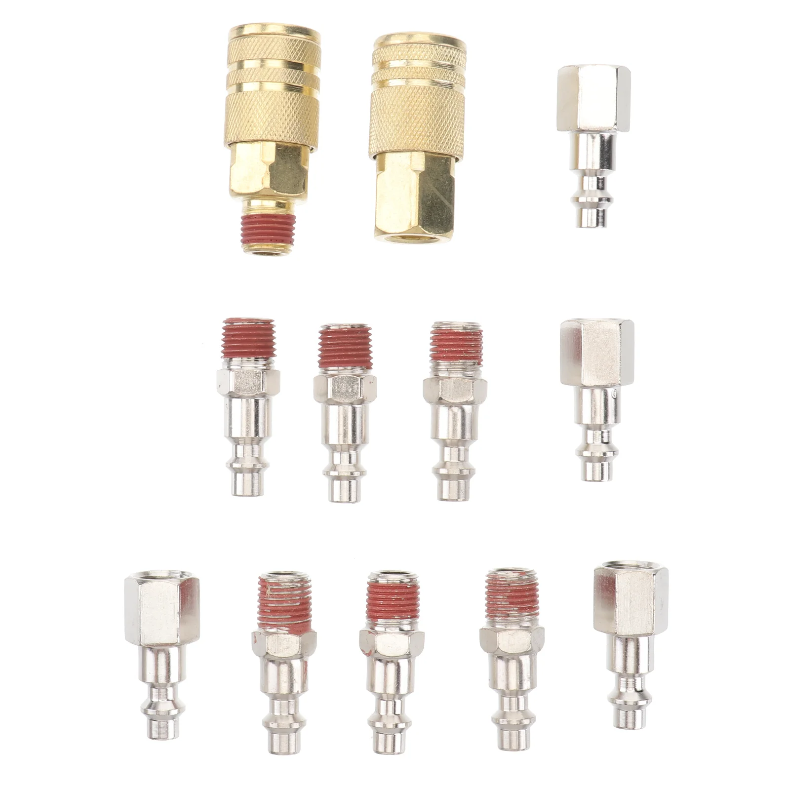 

12 Compressor Hose Ir Hose Fittings Pneumatic Coupler Hardware Air Coupler Plug Air Couplers Fittings NPT Threads Coupler