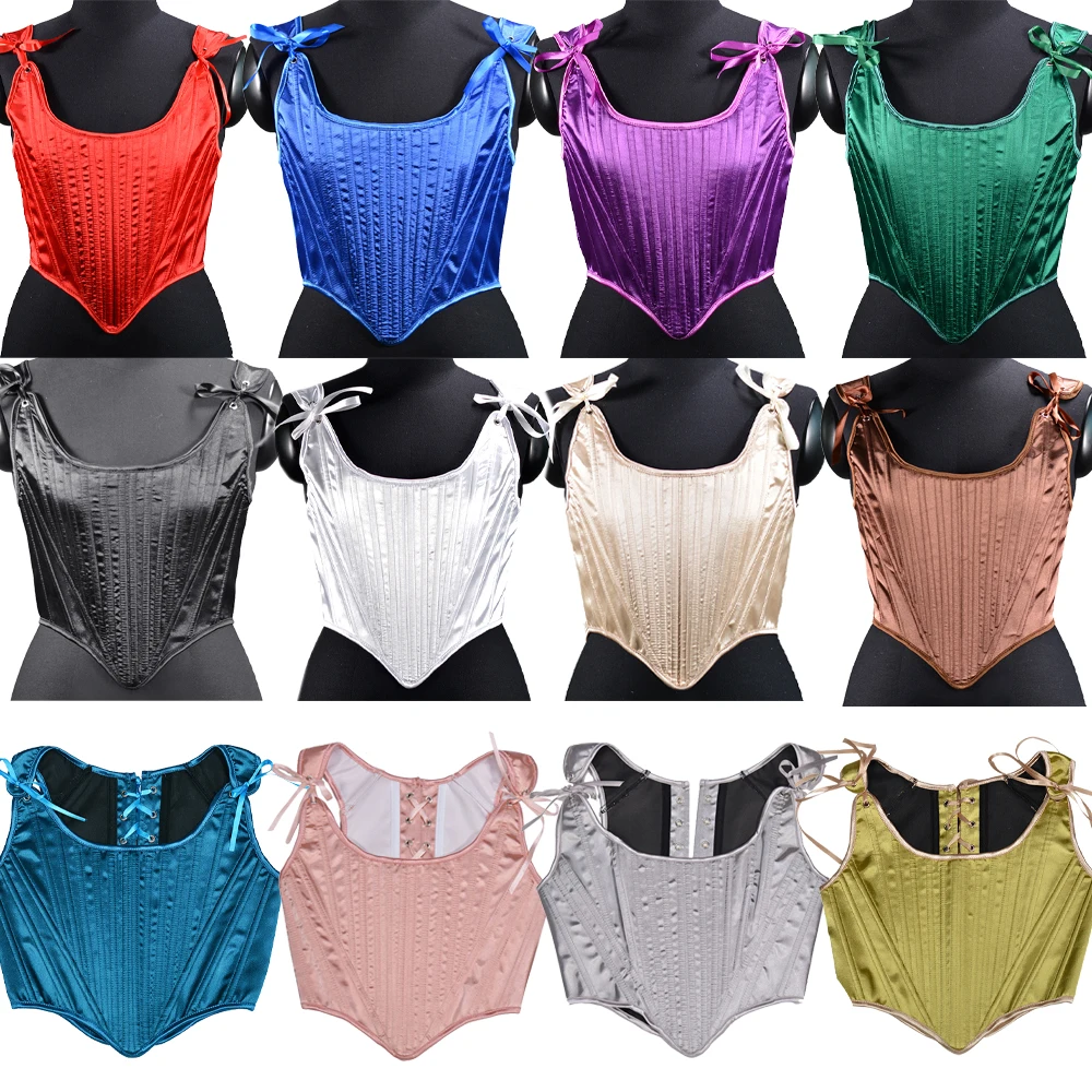 Женский винтажный корсет из спандекса | AliExpress