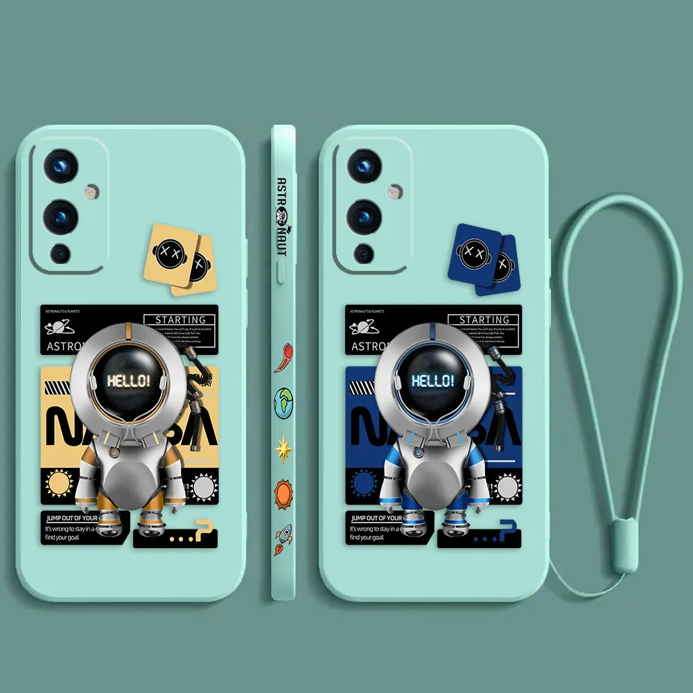 

Space Voyage Astronaut Fashion Phone Case For Oneplus 11 10 10T 9 9R 8 8T 7 Ace Pro Nord 2 2T CE CE2 Lite 5G Liquid Cover Funda