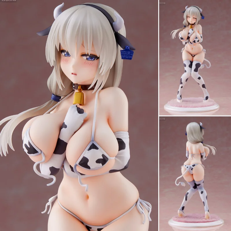 

100% оригинальная волна DreamTech Uzaki-chan wa Asobitai! Tsuki Uzaki [бикини с коровьим узором] 1/7 ПВХ аниме модель игрушки кукла подарок