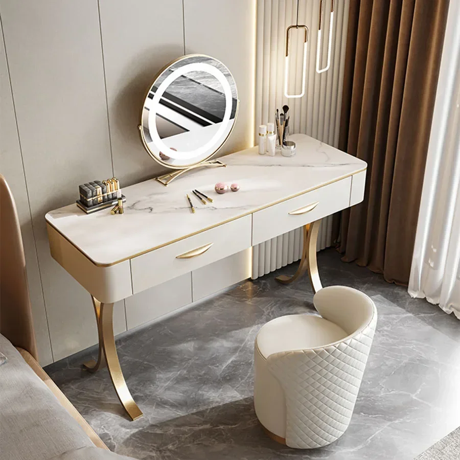 Итальянский туалетный столик маленький доступный высокий угловой для спальни