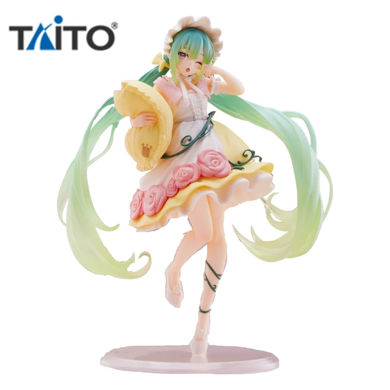 

TAITO original Vocaloid Hatsune Miku Fairy Tale Wonderland Sleeping Beauty Anime Action Figures Toys For Boys Girls Kids Gift