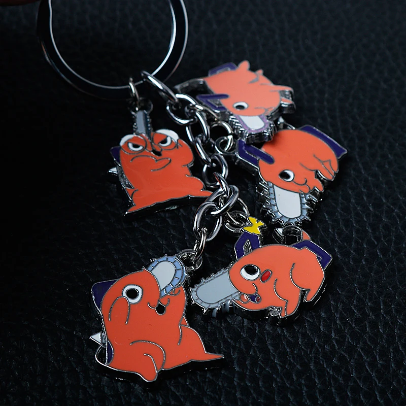 Брелок для ключей унисекс аниме брелок с цепной пилой эмалевый косплея - купить