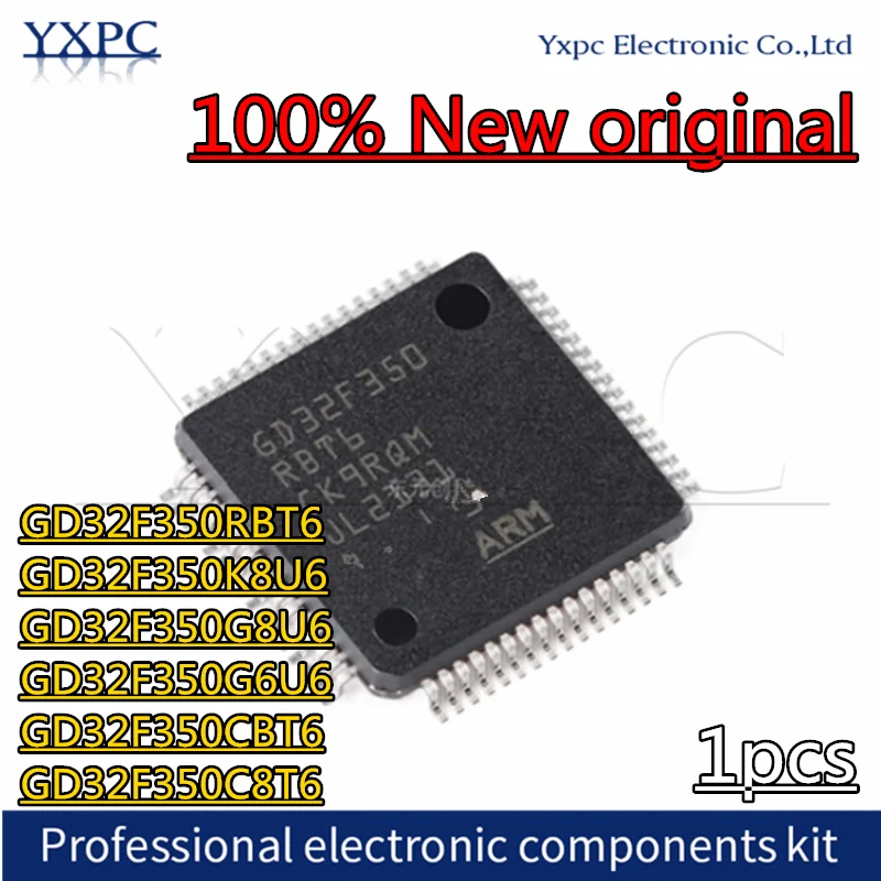 

1pcs GD32F350RBT6 GD32F350K8U6 F350K8 GD32F350G8U6 F350G8 GD32F350G6U6 F350G6 GD32F350CBT6 GD32F350C8T6 microcontroller chips