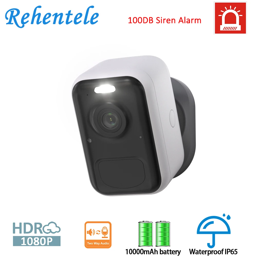 

Прожектор с Wi-Fi и цветным ночным видением, 10000 мАч, 2 МП, IP66