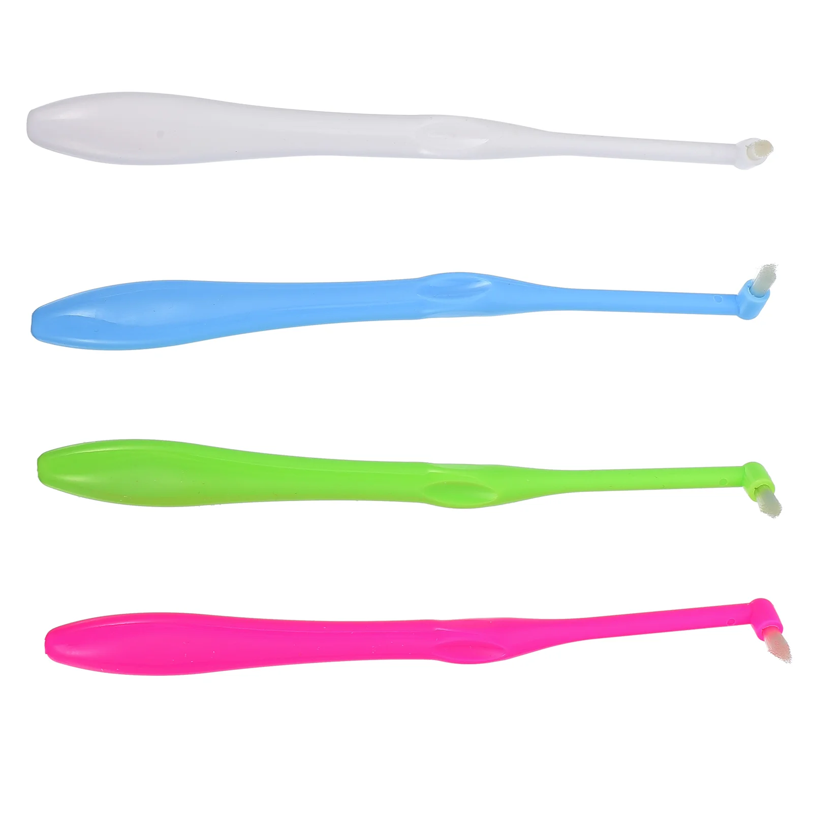 

4 Pcs Tufted Brush Braces Tapered Interdental Sensitive Interspace