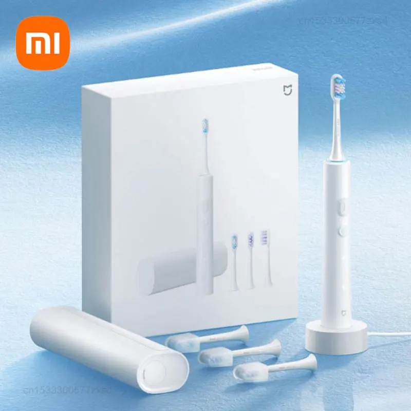 

Зубная щетка Xiaomi Mijia T501C звуковая электрическая для отбеливания зубов, ультразвуковой прибор для чистки полости рта с вибрацией и светодиодным дисплеем, умное приложение