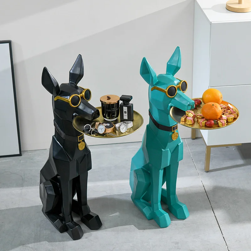 

animal Nordic doll large floor-to-ceiling dog statue sculpture Nordic home decorations living room decoration home storage decor