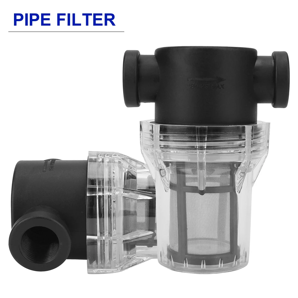 

Impurity Prefilter Garden Accessories Garden Watering Filter Ultrafine filtration Aquaculture Water Pipe Filter 80 Mesh 1/2''