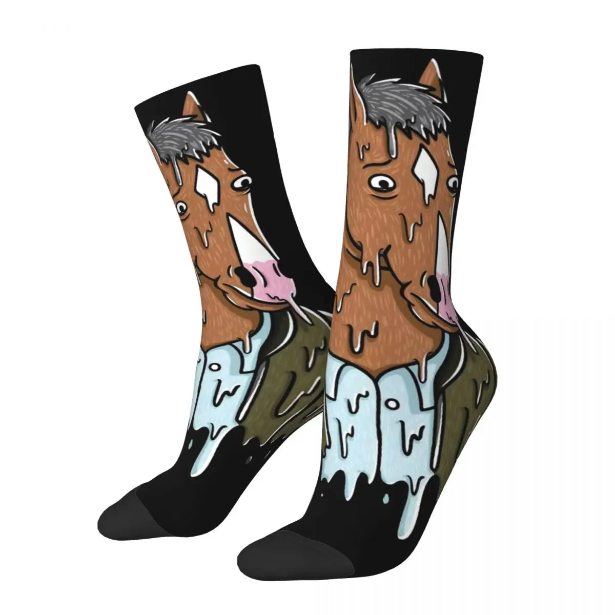 Носки мужские компрессионные смешные сумасшедшие носки в стиле хип-хоп Свифт Бо