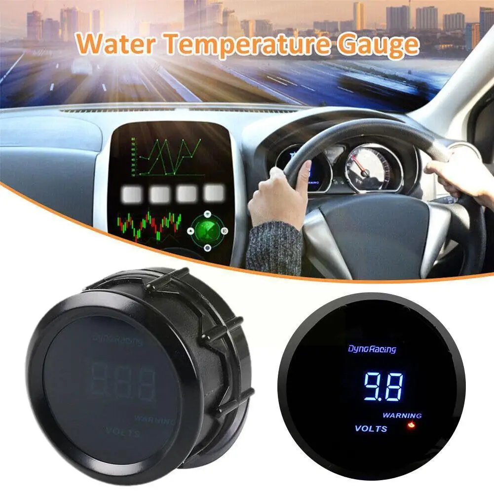 

2" 52mm Car Digital Turbo Boost Gauge PSI BAR Water Temp Gauge Rpm Pressure Temp Tachometer Oil Oil gauge Voltmeter Z4D8
