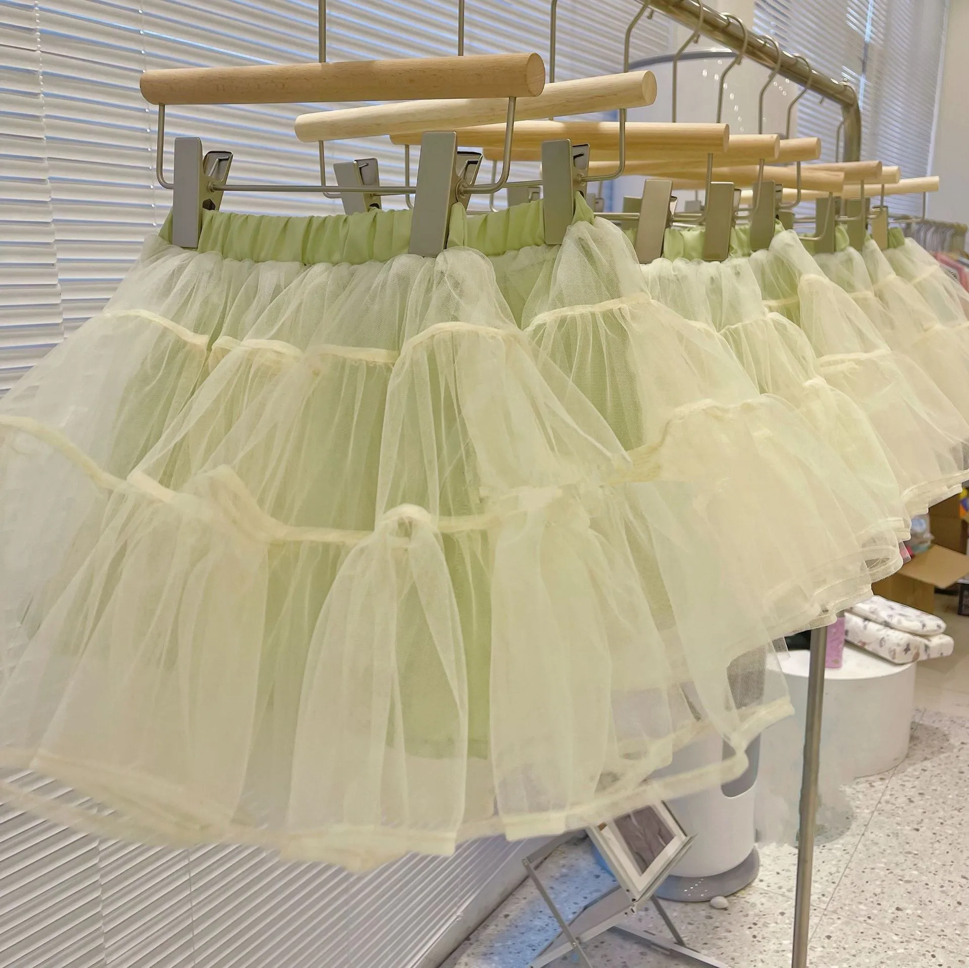 Юбка-пачка Женская однотонная в Корейском стиле весна-лето |