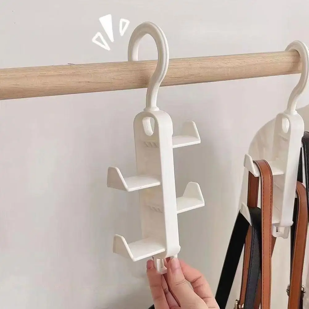 Вешалка для хранения сумок U1P9 без следов с перфорированным крючком одежды