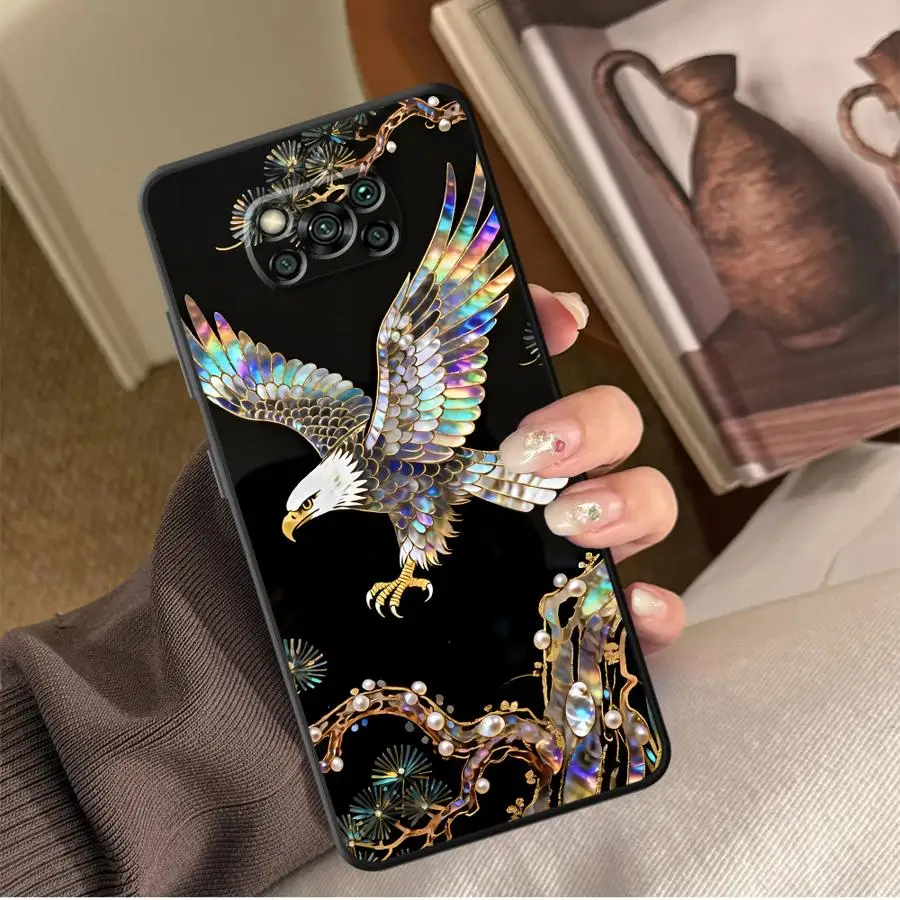 Фото Чехол Eagle Art Funda для телефона Xiaomi Poco F8 C61 F3 X3 X4 X5 X7 Pro C75 F1 M3 M4 M7 M5 C50 C71 №1