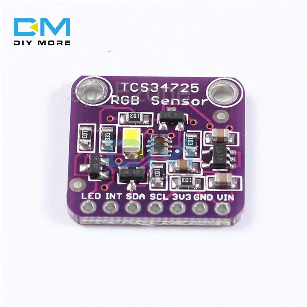 TCS34725 RGB цветной датчик с ИК-фильтром и белсветодиодный светодиодным модулем для
