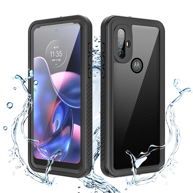 

IP68 Waterproof Case For Moto G Power 2022 Diving Swim Outdoor Sports Anti-fall dust-proof TPU 360 Full Covered Armor