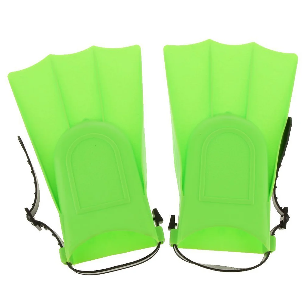 

Kids Adjustable Flippers Fins Swimming Diving Learning Tools (Green)