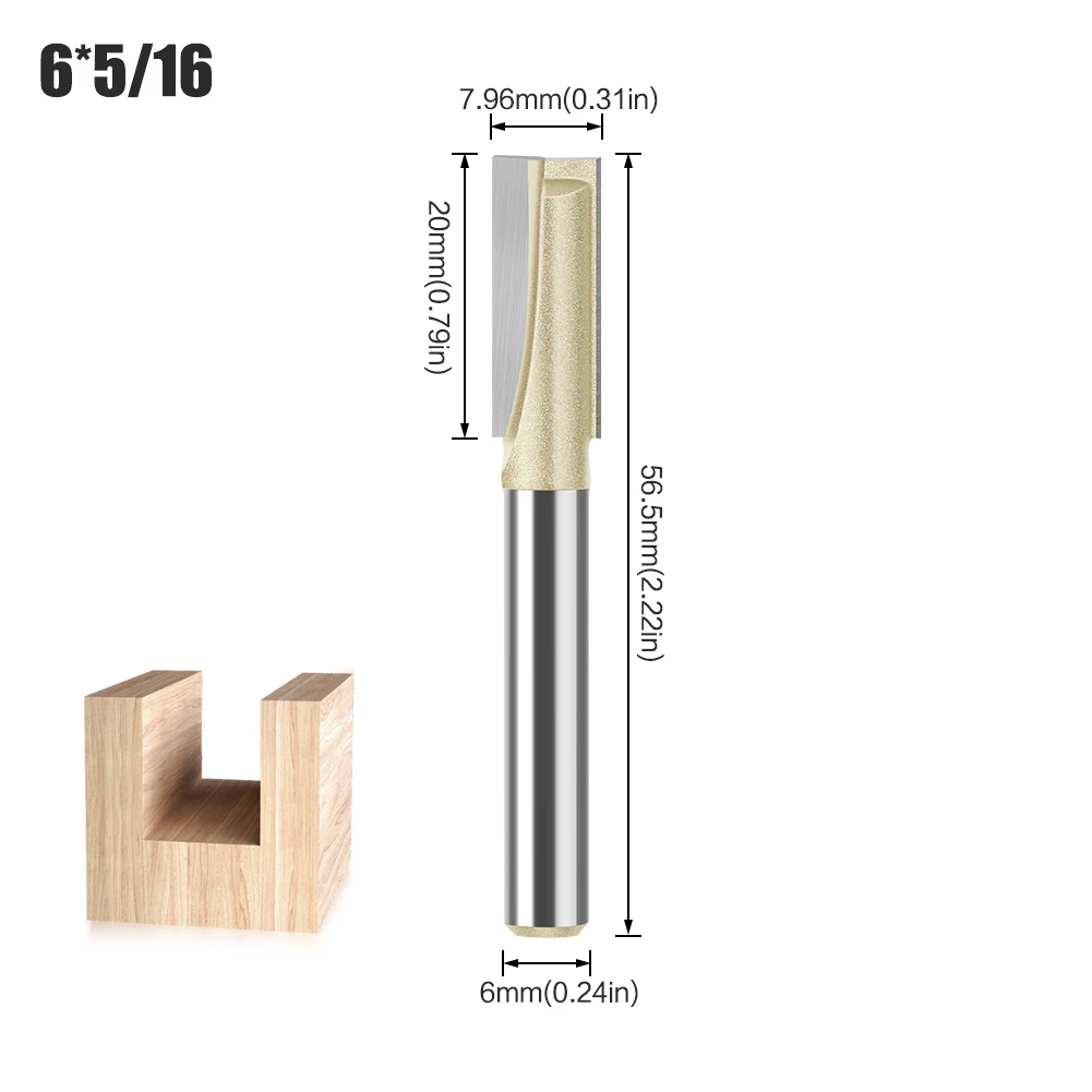 

Фреза для дерева JGZUI 6 мм 12 мм из карбида вольфрама