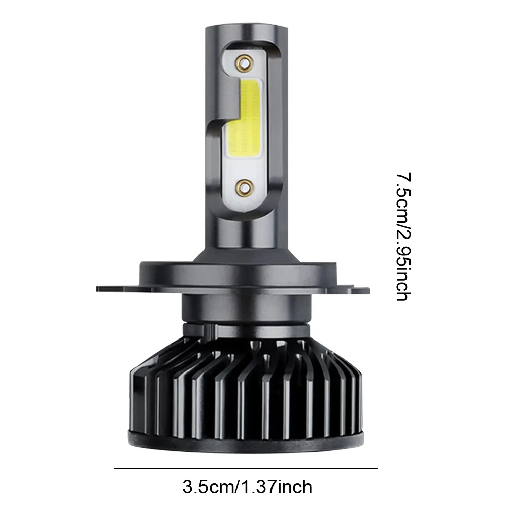 2 шт. автомобильные лампы для фар головного света 38 Вт H4/H11 IP66 3800 лм