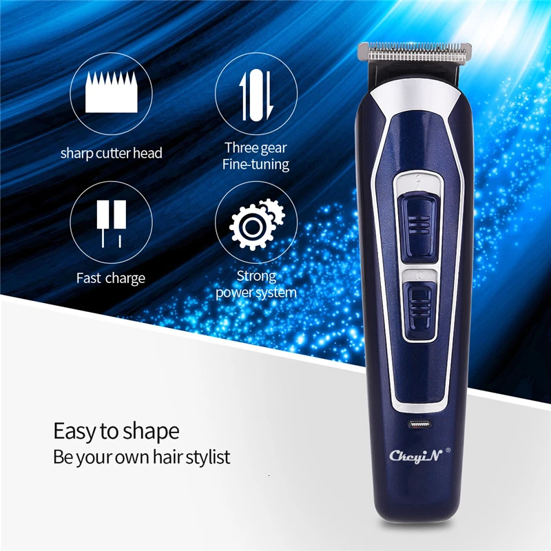 

Professional Hair Cutter Barber Shaving Machine Hair Trimmer Cordless Rechargeable Razor Hair clipper Baldhead Clippers