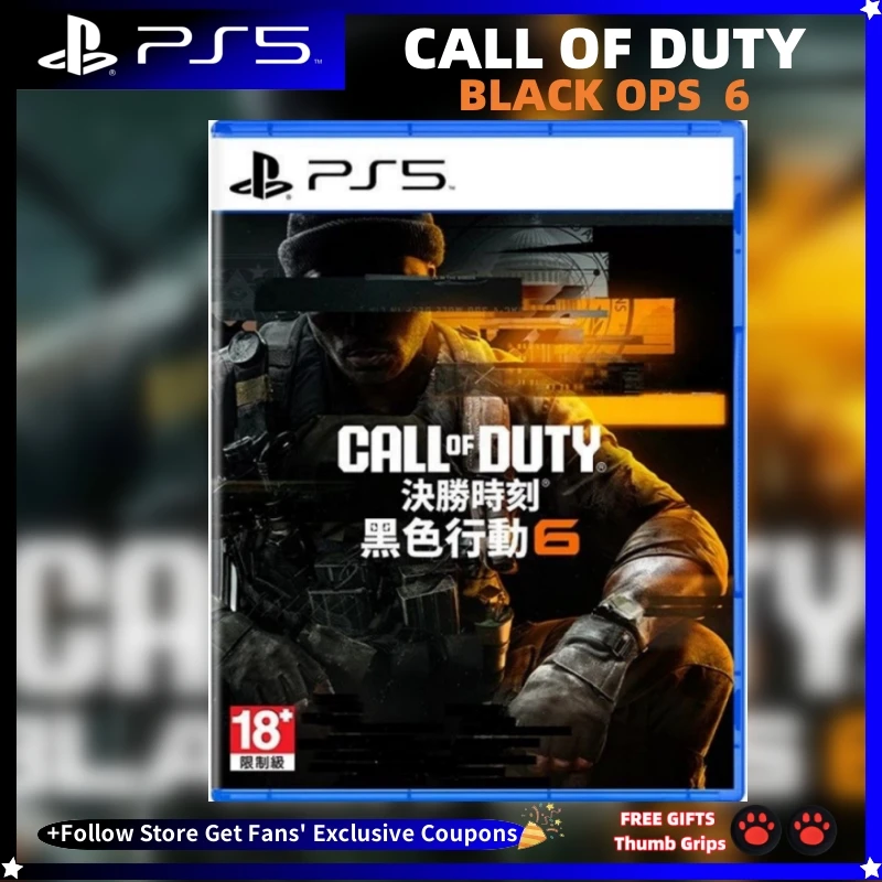 Игровой компакт-диск Sony Playstation 5 PS5 НОВЫЙ Call of Duty 21 Black Ops 6 оригинальная физическая