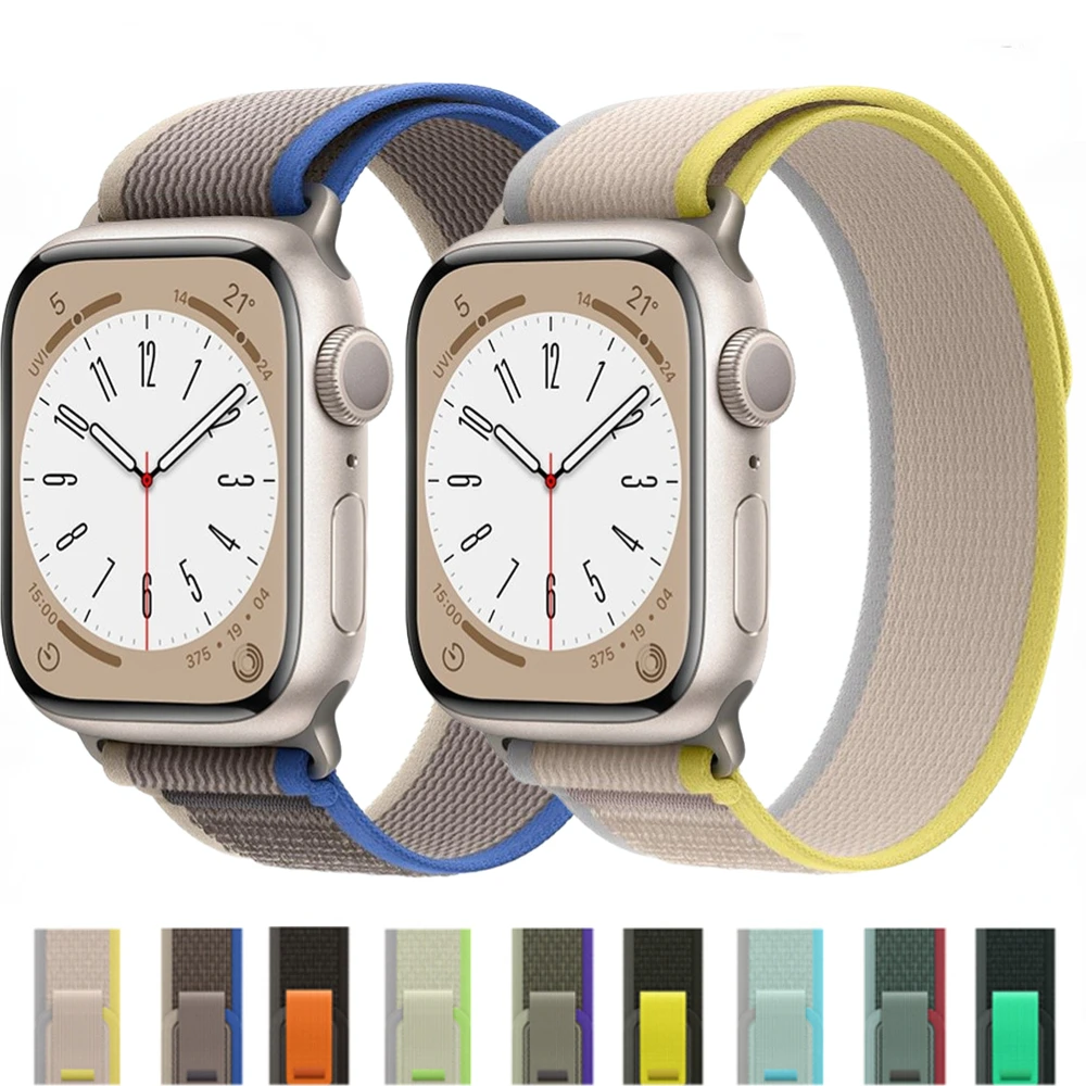 

Trail Loop for Apple Watch Band 7 6 5 4 3 SE 8 Ultra Smart Watch Bracelet for iWatch Series 49mm 45mm 41mm 40mm 44mm 42 38 Strap