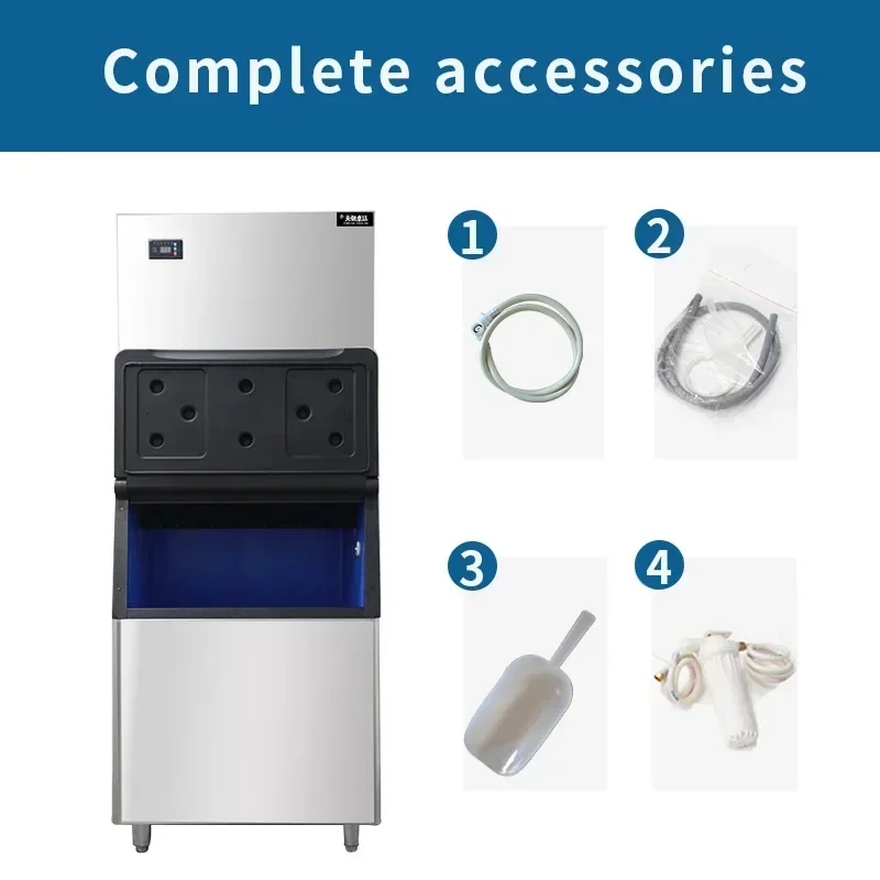 Автоматические блокирующие льдогенераторы Industriales Crystal Ice Machine 300 кг цена