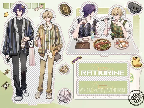 Фигурка Honkai Star Rail Акриловая подставка с авантюрином