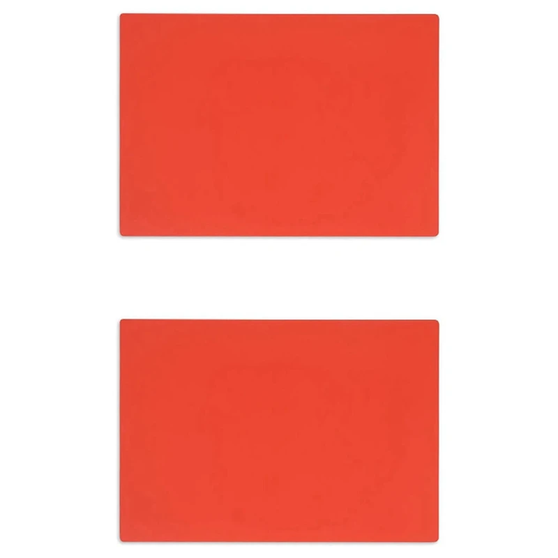 

2X Rubber Stamp Sheet For Lasers Engraving Machine With A4 Size 2.3Mm (Orange-Red)