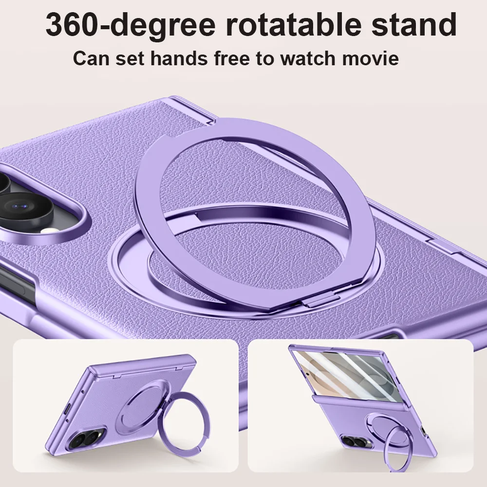 Фото Суперпрочный защитный чехол Original GKK для Samsung Galaxy Z Fold8 Fold 8 Wide Version с невидимой подставкой-кольцом №2