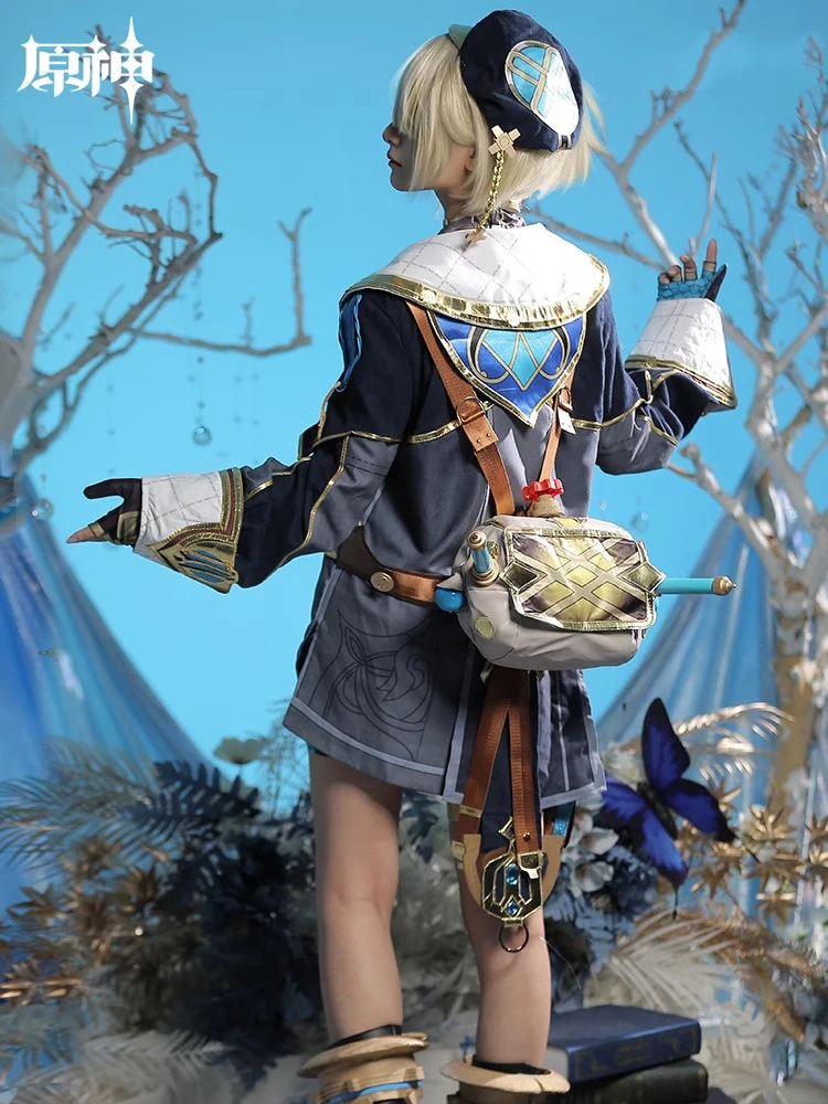 Костюм для косплея COS-KiKi Genshin Impact Freminet красивая Униформа на Хэллоуин