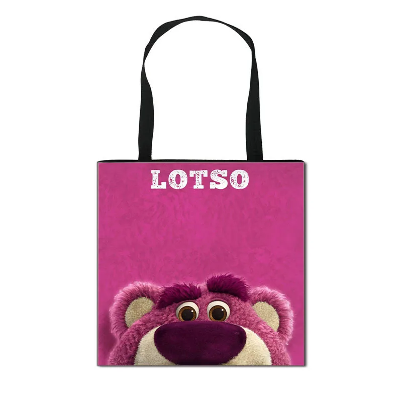 Милая мультяшная вместительная сумка-тоут История игрушек 3 Лотта Повседневная