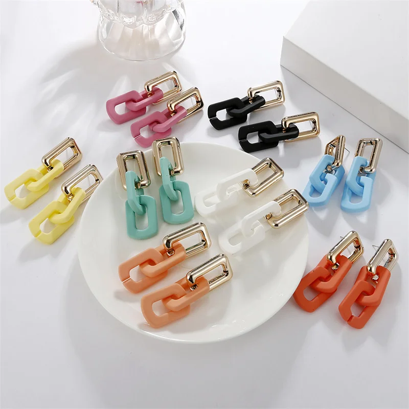 

Earrings 2021 Trend Unusual Earrings Boho Acrylic Earrings Women's Jewelry with Free Shipping Gift To Girlfriend Boho Decor