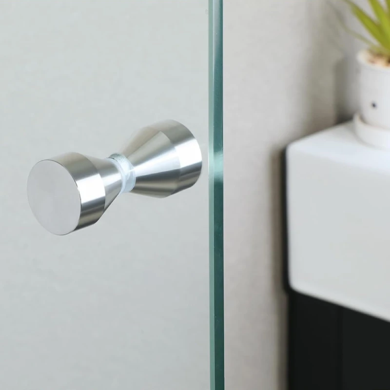 Kensharp душевая кабина из нержавеющей стали 304 Раздвижная стеклянная дверная ручка