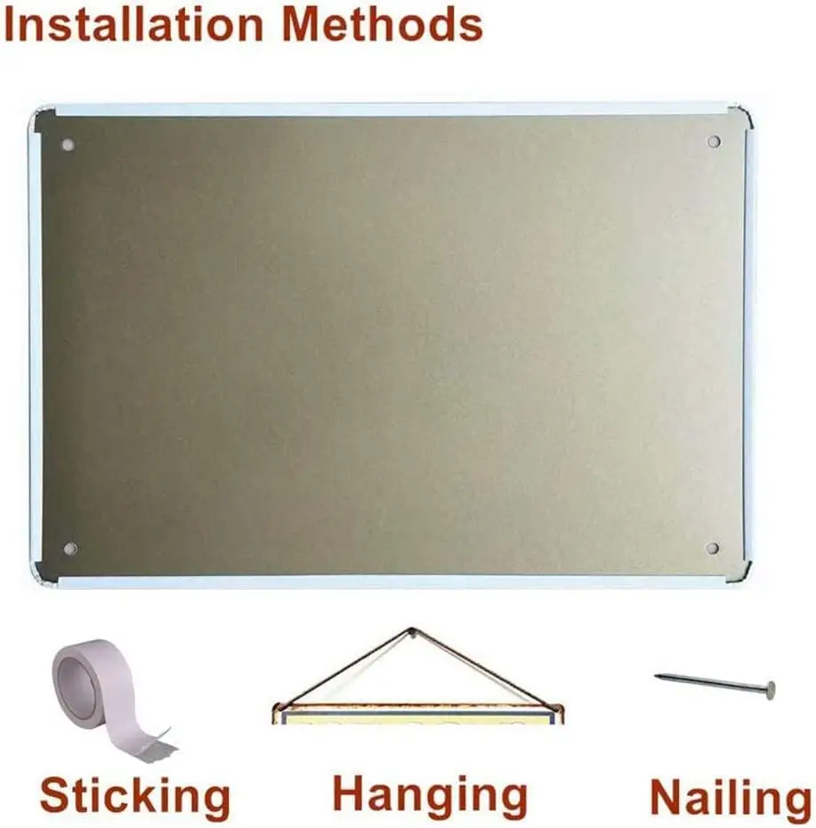 Металлический жестяной ретро-знак забавный предупреждающий падающий кокосовый