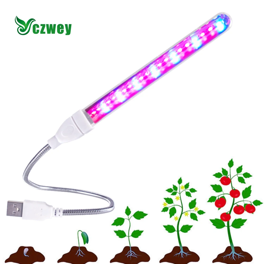 

USB 5V LED Grow Light Full Spectrum Red & Blue Phyto Grow Lamp Indoor Phytolamp For Plants Flowers Seedling Greenhouse Fitolampy