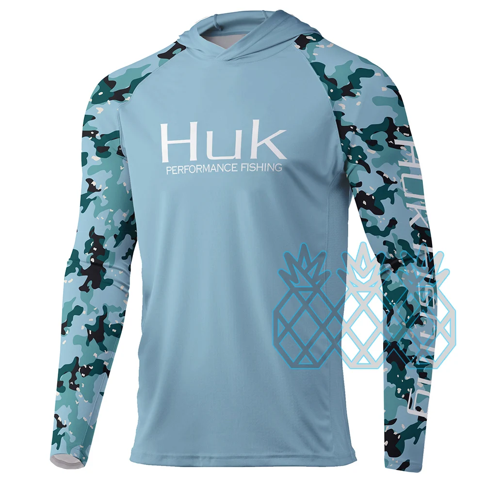 

2023 New Men Performance Fishing Shirt Hoodie Uv Protection Quick Dry Long Sleeve Fishing Hood Outdoor Protection Fishing C