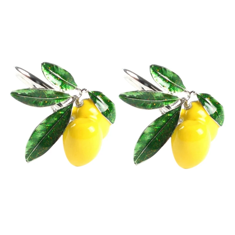 12 / PCS Lemon Napkin Ring Napkin Ring Table Decoration Silver