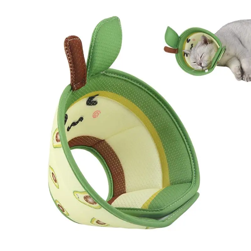 

Cute Animal Pattern Cat Elizabeth Collar Anti Bite Wound Healing Protective Cone Protect Neck Ring Kitten Puppy Collars