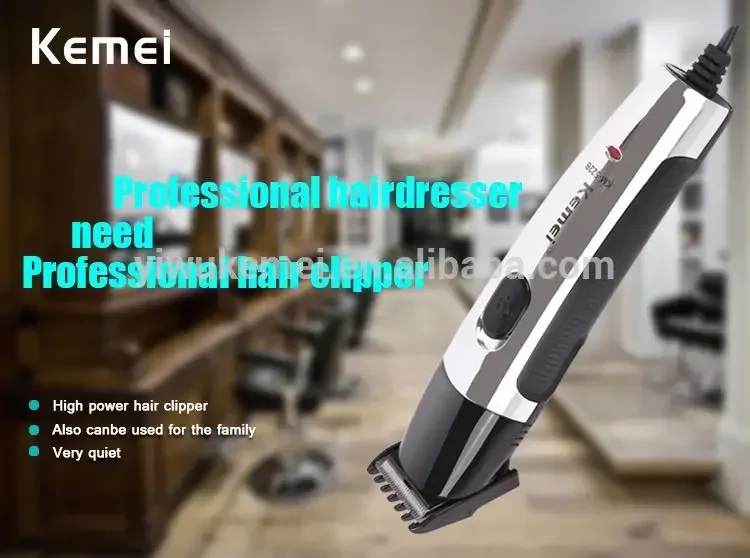 Kemei KM-522B Электрическая машинка для стрижки волос 2-в-1 Машинка в носу
